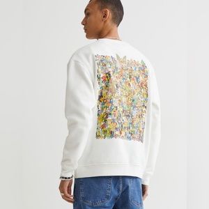 The Simpsons White crewneck sweater